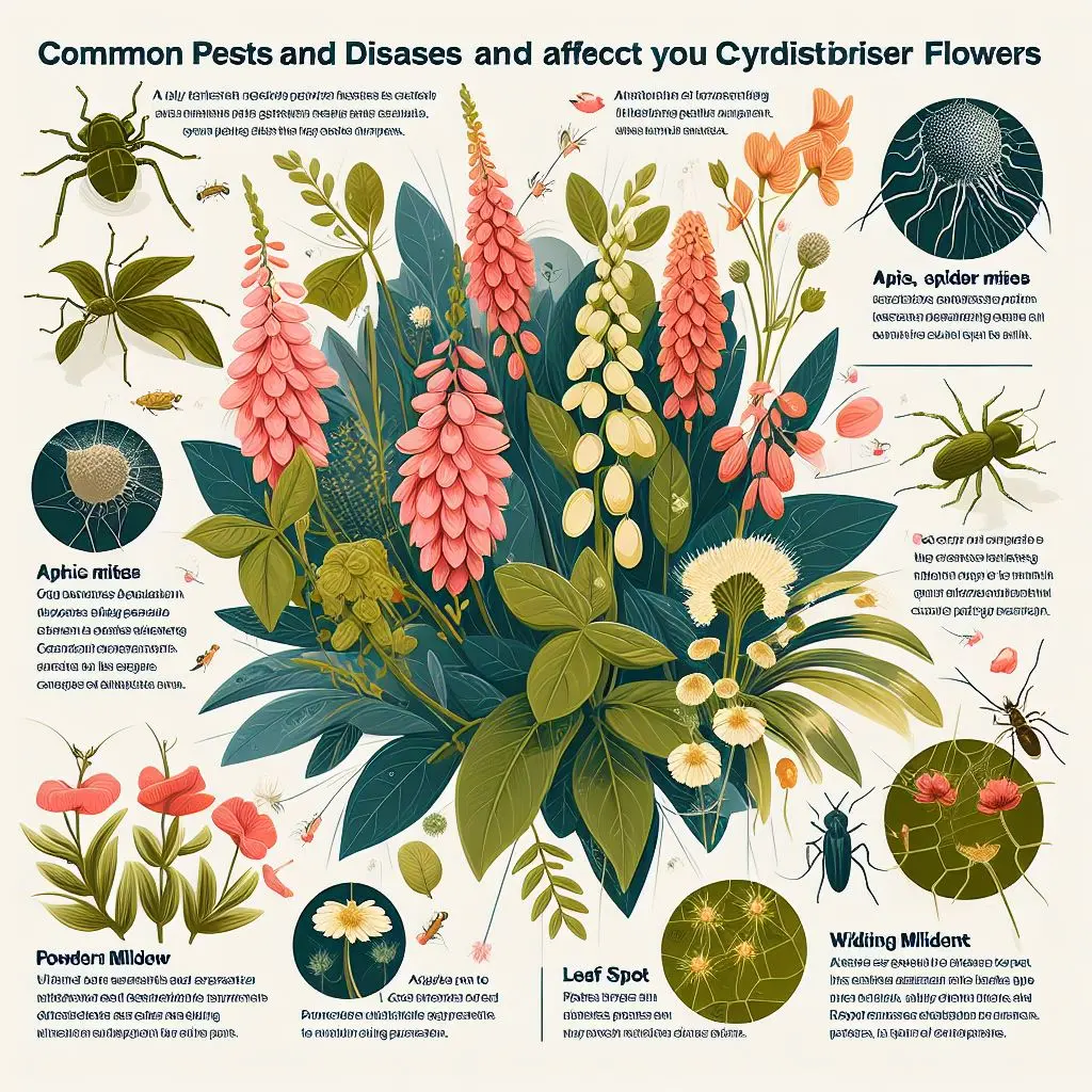 Pests and Diseases of Cytisus Flowers