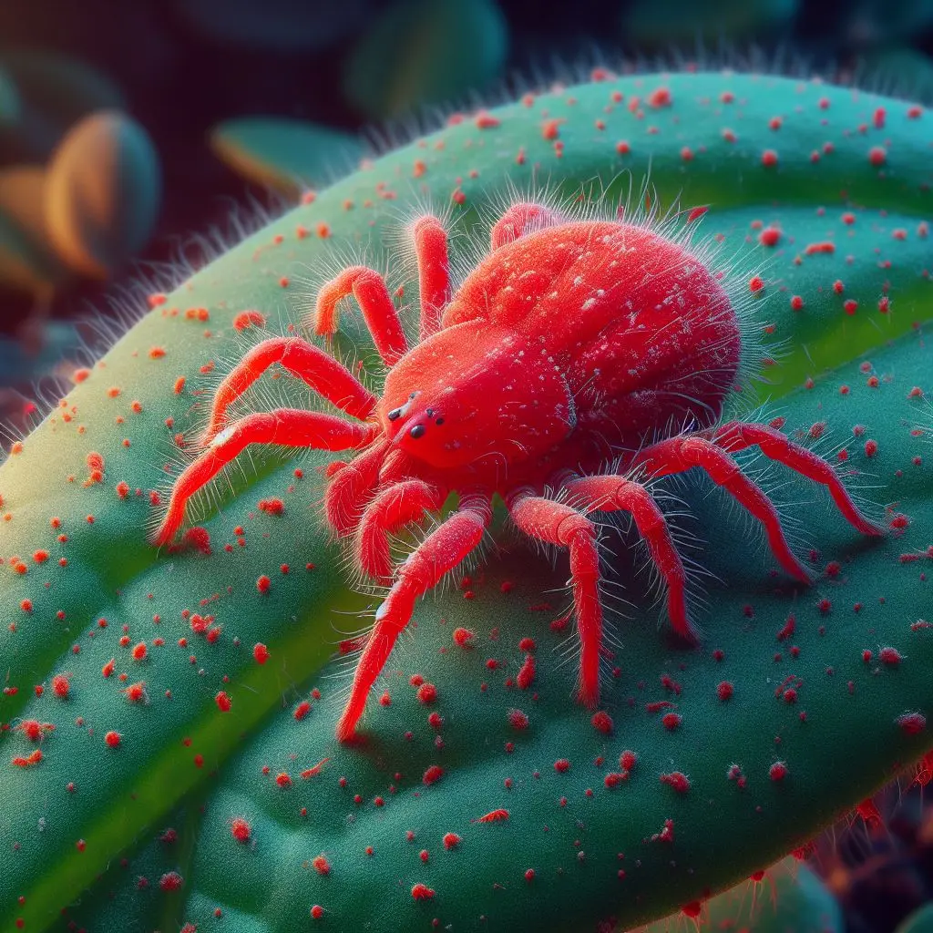 Red Spider Mite, a Pest of Indoor Plants