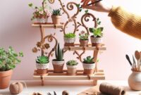 Inspirasi Rak Tanaman Hias DIY yang Cantik dan Mudah Dibuat