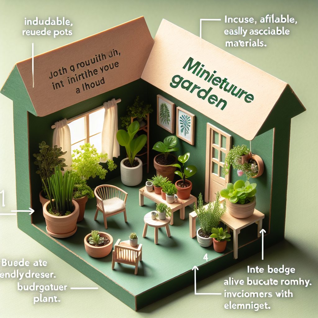 Tips Membuat Taman Mini di Dalam Rumah dengan Budget Terbatas